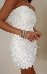 Savvy Tube Dress ~ Shiny Shell Embellishment